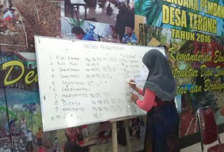 PEMBENTUKAN TPK DESA TERONG TAHUN 2017